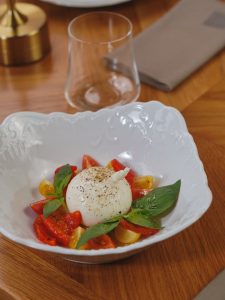 Caprese Salad on the Plate